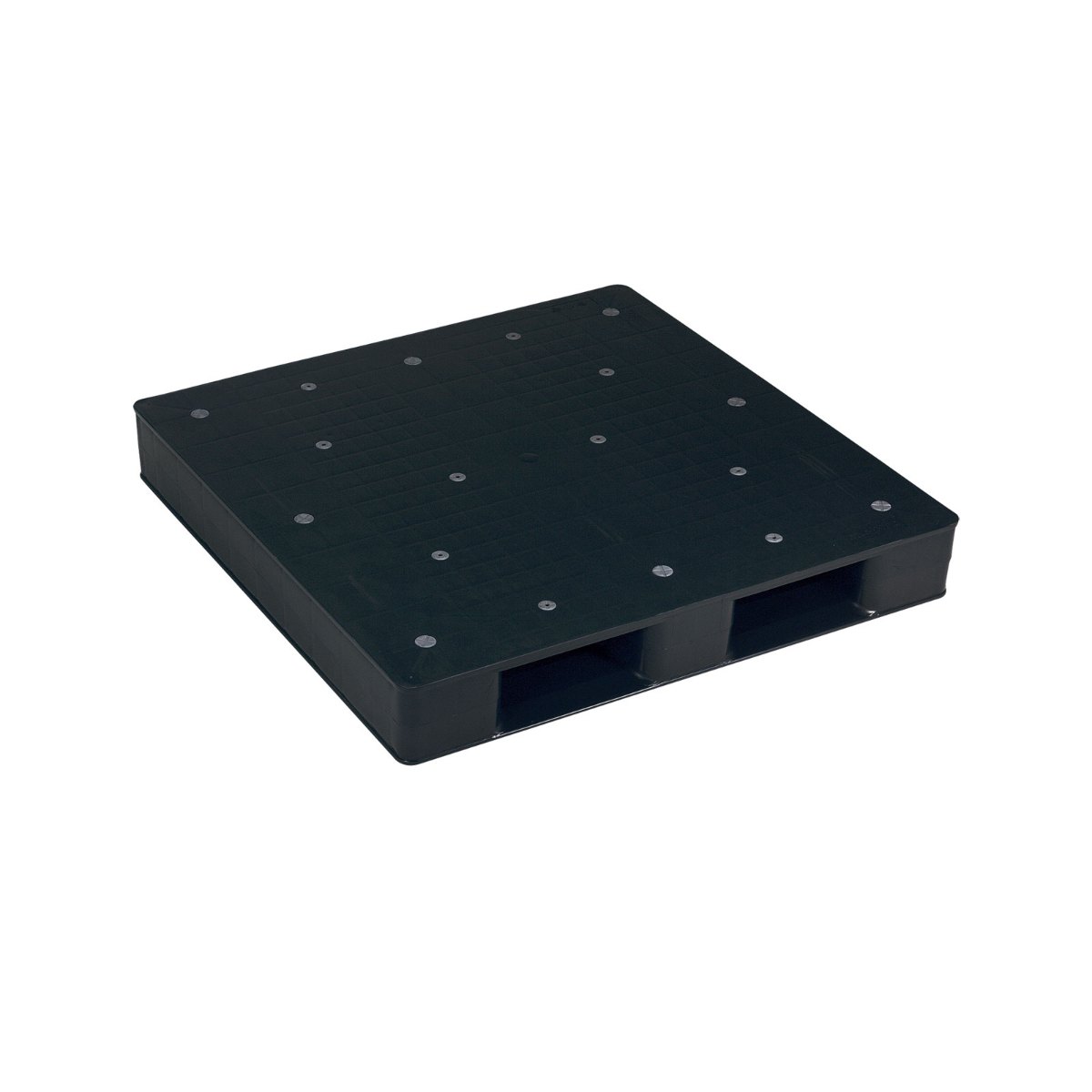 JC-D2・1111C プラスチックパレット 1100 × 1100 × 150mm 片面使用・2方差し