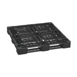 JL-D4・1111E⑥ プラスチックパレット 1100×1100×125mm 片面使用・4方差し