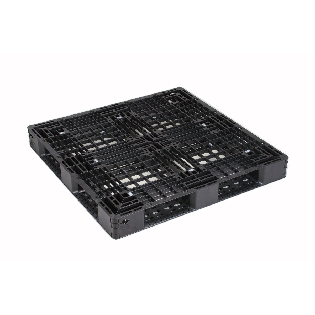 JL-D4・1111E⑦ プラスチックパレット 1100 × 1100 × 125mm 片面使用・4方差し