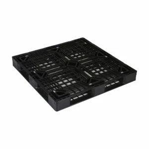 JL-D4・1111E④Ⅲ プラスチックパレット 1100×1100×120mm 片面使用型4方差し 積載面