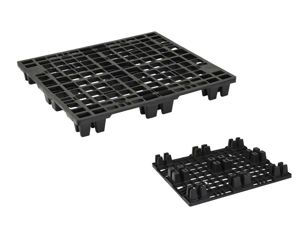 EX1110 プラスチックパレット 1100 × 1000 × 130mm ネスティング型・4方差し