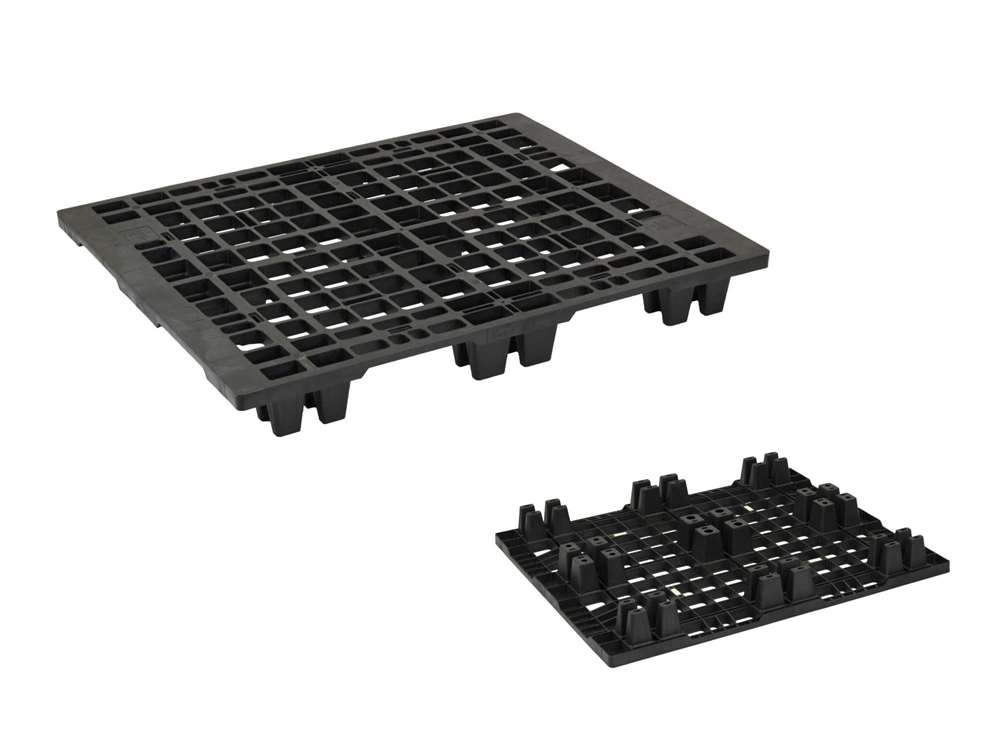 EX1210 プラスチックパレット 1200 × 1000 × 130mm ネスティング型・4方差し