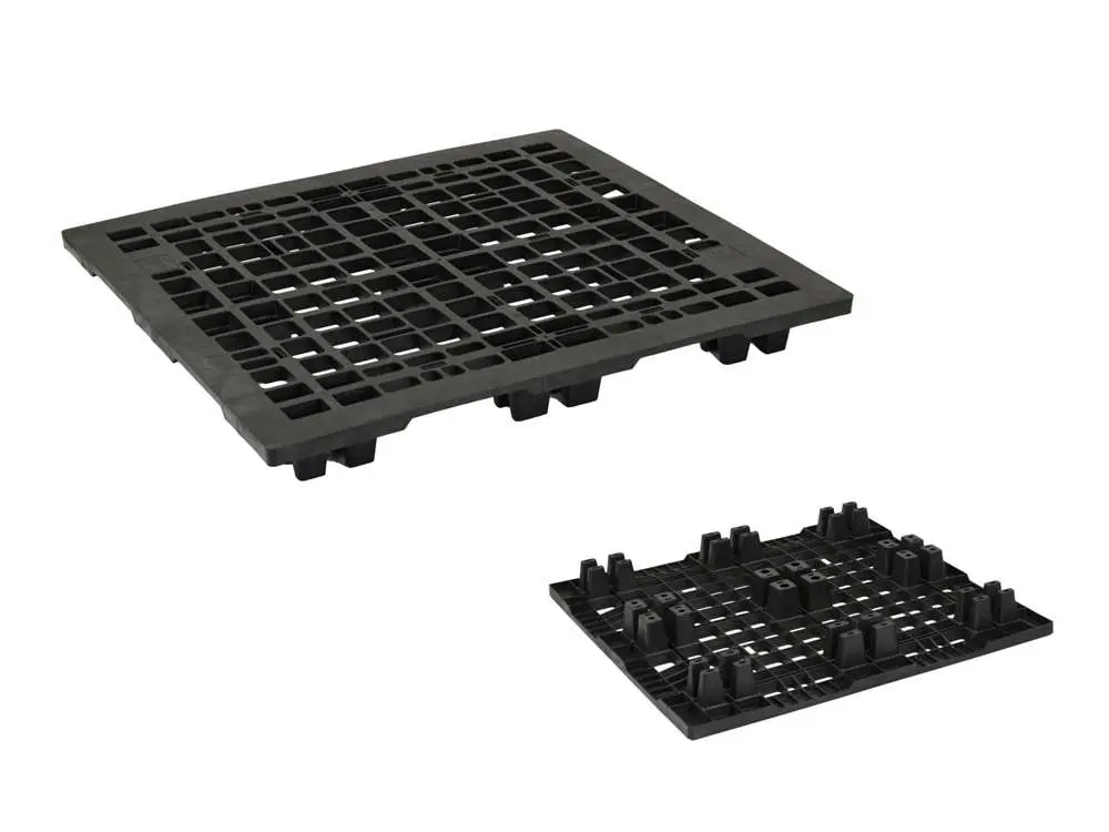 EX1211 プラスチックパレット 1200 × 1100 × 130mm ネスティング型・4方差し