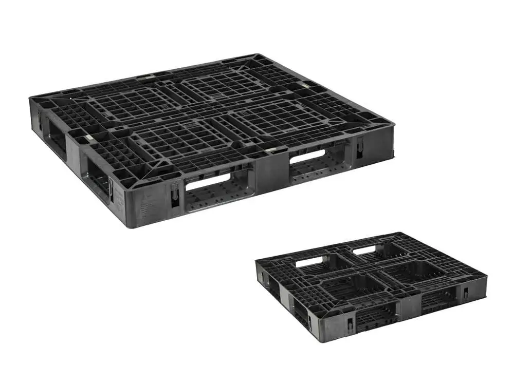 EXA1211 プラスチックパレット 1200 × 1100 × 150mm 片面使用・4方差し