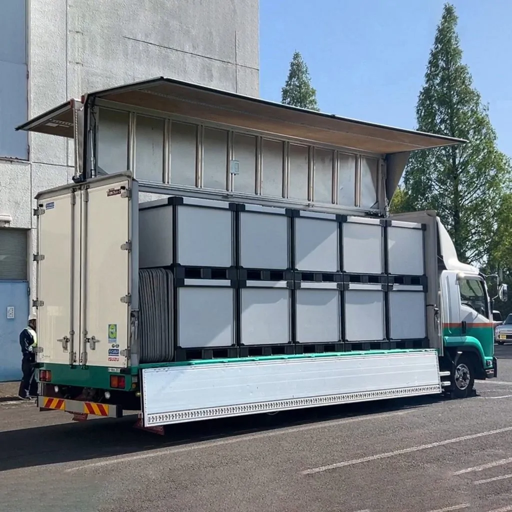 テクセルスリーブボックス トラック積載イメージ
