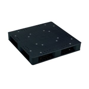 JCK-R4・100100 プラスチックパレット 1000 × 1000 × 150mm 両面使用・4方差し
