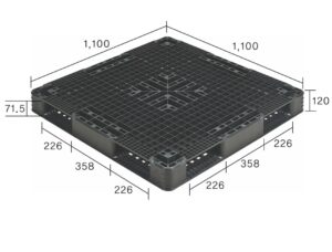 GOLDLINE OWH-1111-1L プラスチックパレット