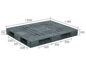 GOLDLINE SF-1512 プラスチックパレット