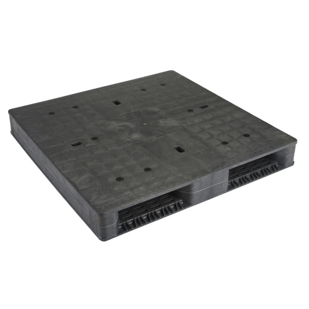 MGM-D2・1111 プラスチックパレット 1100 × 1100 × 144mm 片面使用・2方差し