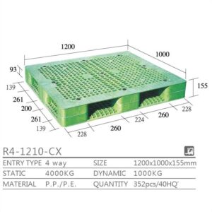 新台 R4-1210-CX プラスチックパレット