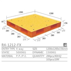 新台 R4-1212-FX プラスチックパレット