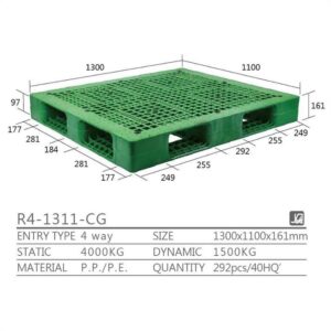 新台 R4-1311-CG プラスチックパレット