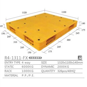 新台 R4-1311-FX プラスチックパレット