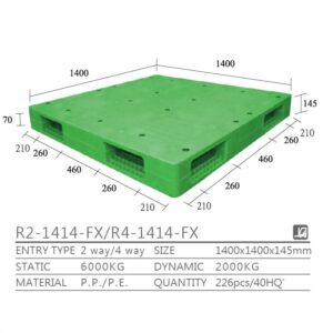新台 R4-1414-FX プラスチックパレット